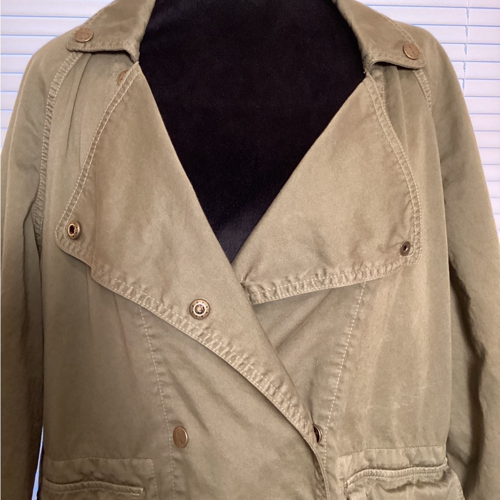 Current/Elliott Olive Utility Jacket - image 3